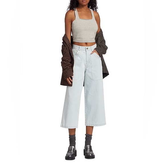 Free People Piper Mid Rise
Crop Wide‎ Leg Jeans
Bleach Bloom Womens Sz
32 - Picture 5 of 12